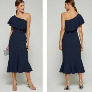 Dress the population Raquel dress Navy medium
